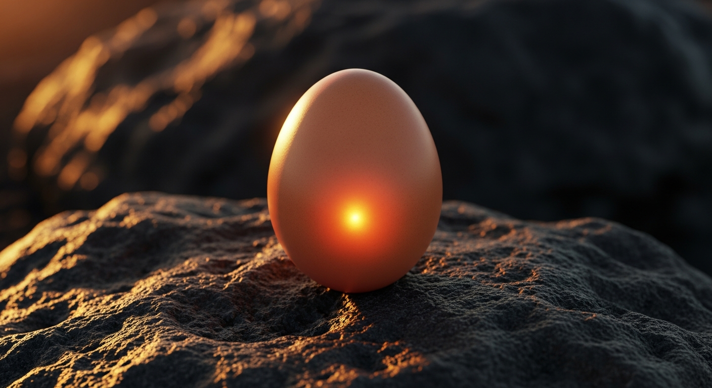 Glowing egg, the origin of Aultra Z protein